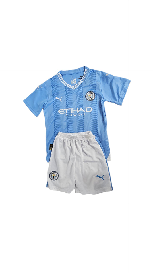 Manchester City Home Kids Uniforms