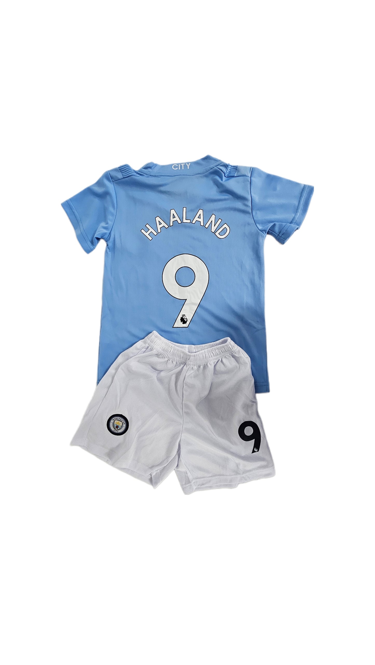 Manchester City Home Kids Uniforms Haaland