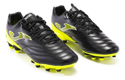 Joma N10 2331 Black/Lemon  Firm Ground