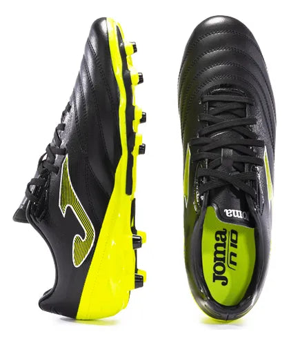 Joma N10 2331 Black/Lemon  Firm Ground