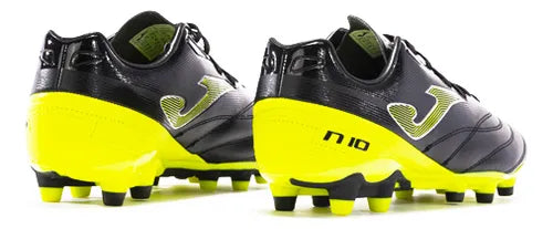 Joma N10 2331 Black/Lemon  Firm Ground