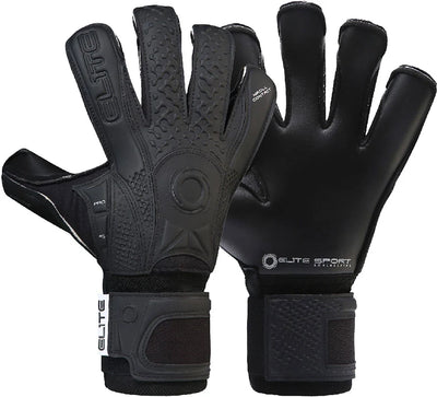 Elite Sport Black Solo Goalkeeper Gloves