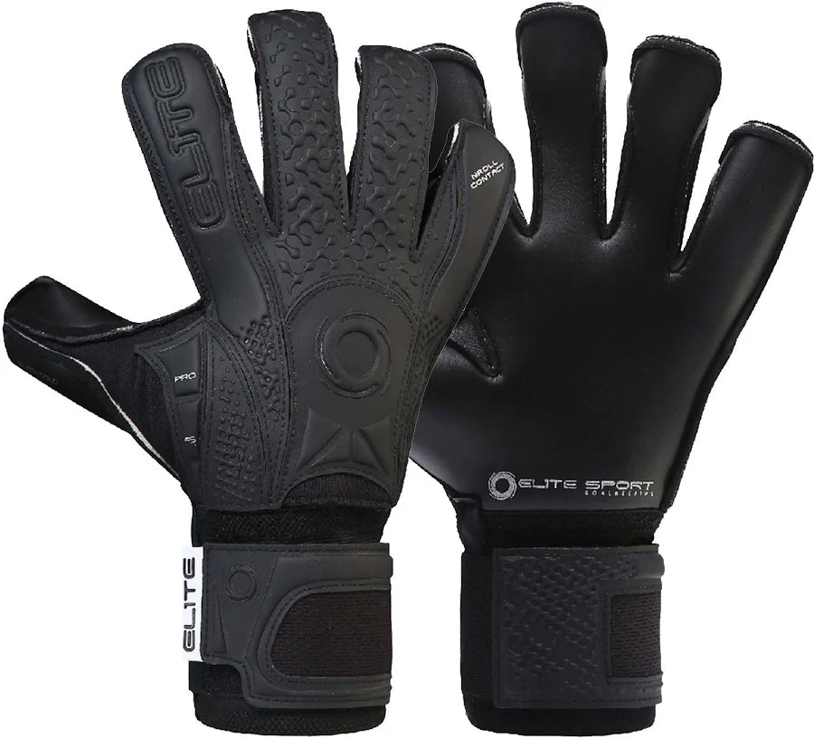 Elite Sport Black Solo Goalkeeper Gloves