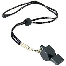 Fox 40 Classic Official Referee Whistle with Breakaway Lanyard
