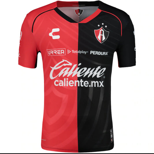 Club Atlas Charly 2024/25 Home Authentic Jersey - Red/Black