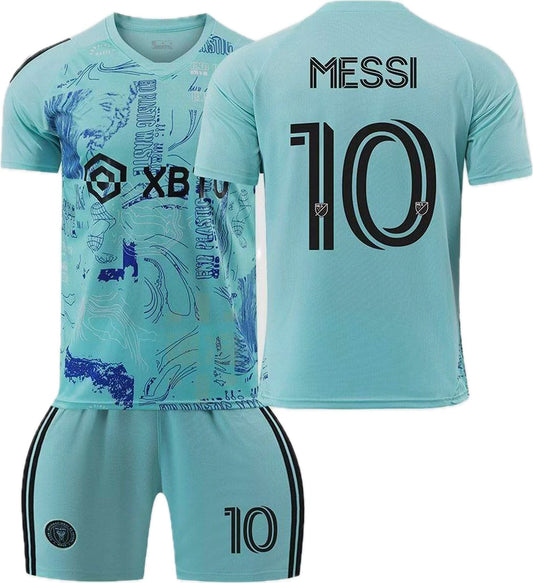 Miami Kids Away 23 24 Messi Soccer Shirt Kids Jersey - Replica