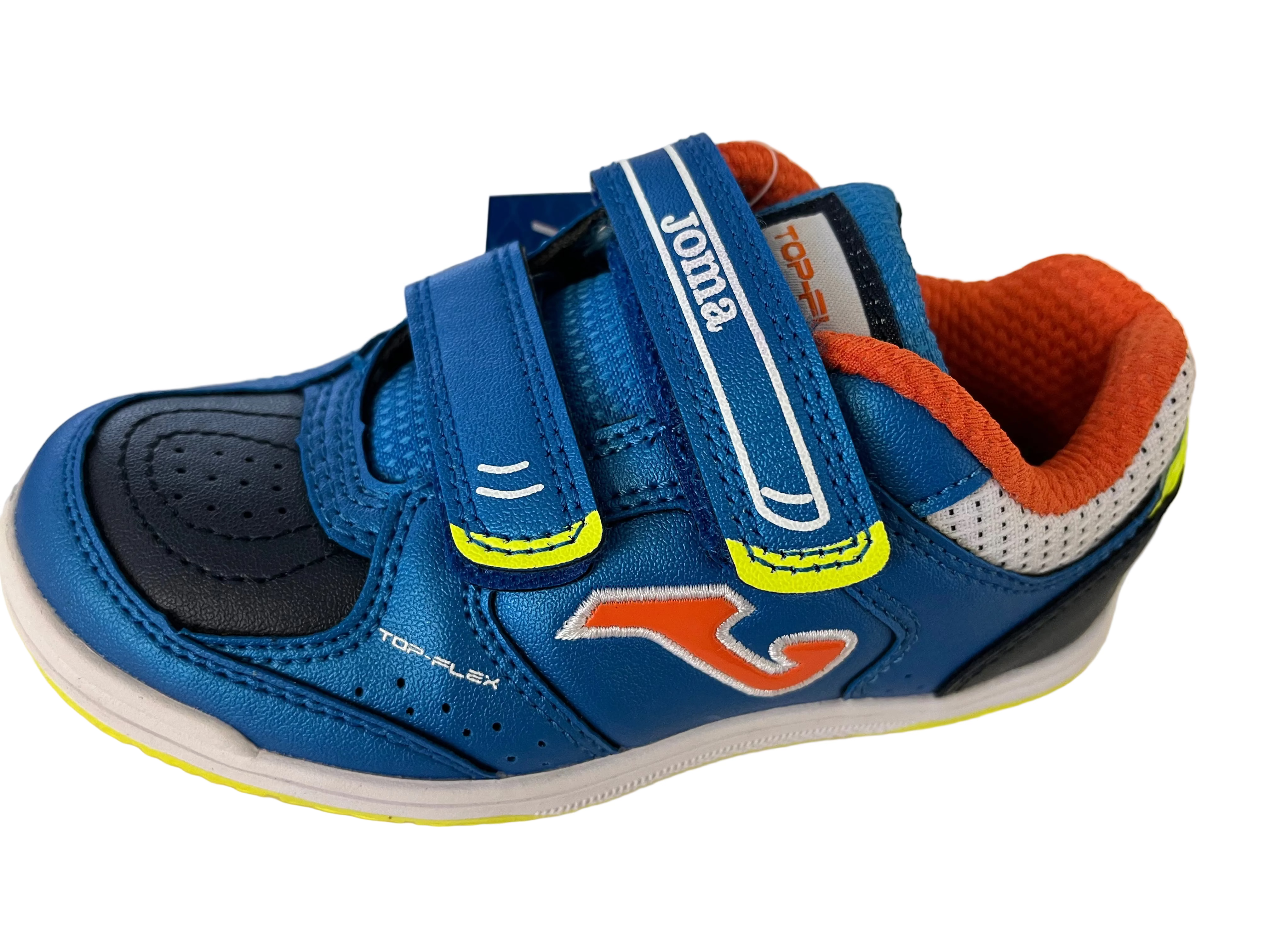 JOMA Futsal shoes Top Flex Jr 25 indoor junior ORANGE/BLUE