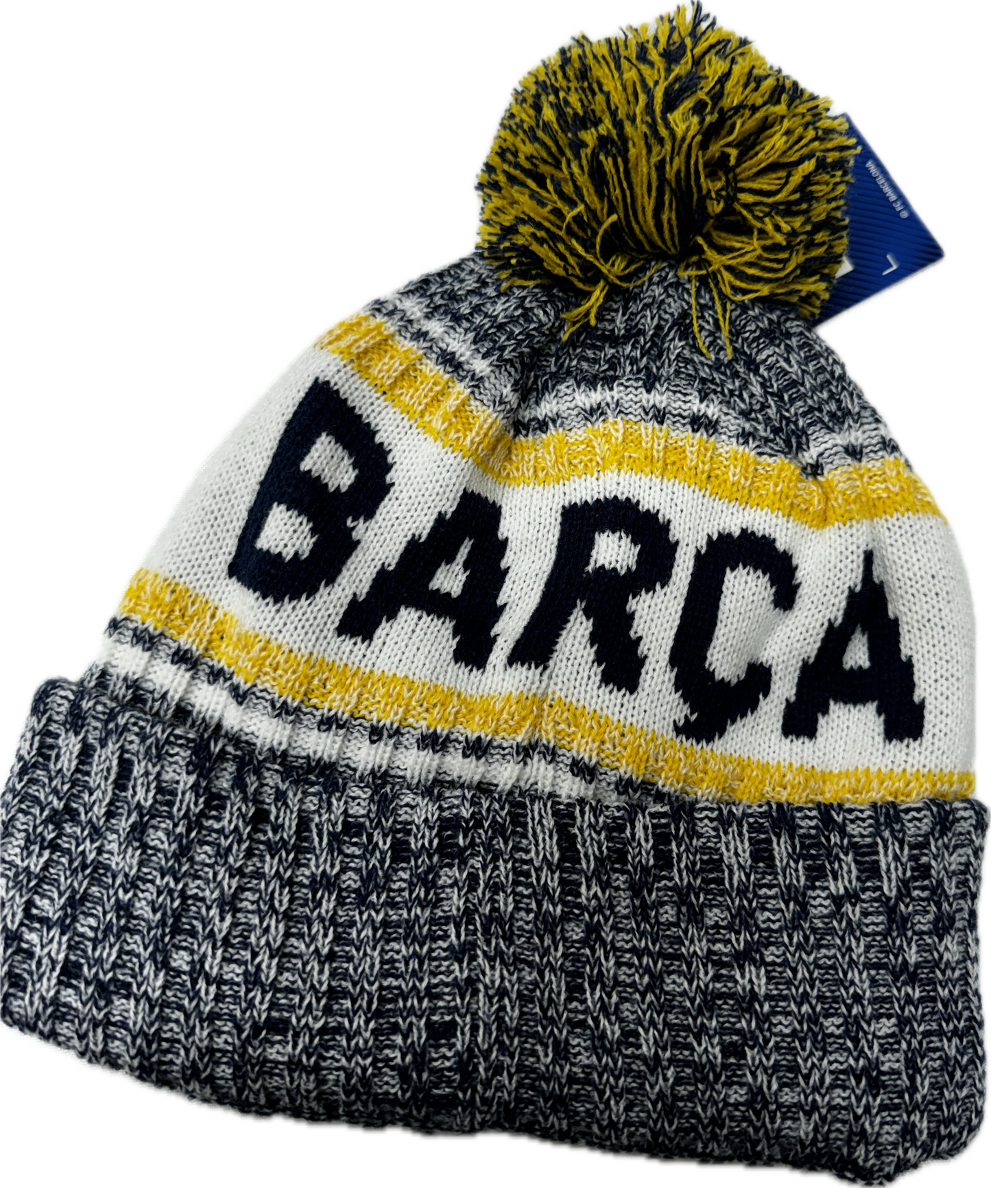 FC Barcelona Barca Pom Beanie by Icon Sports