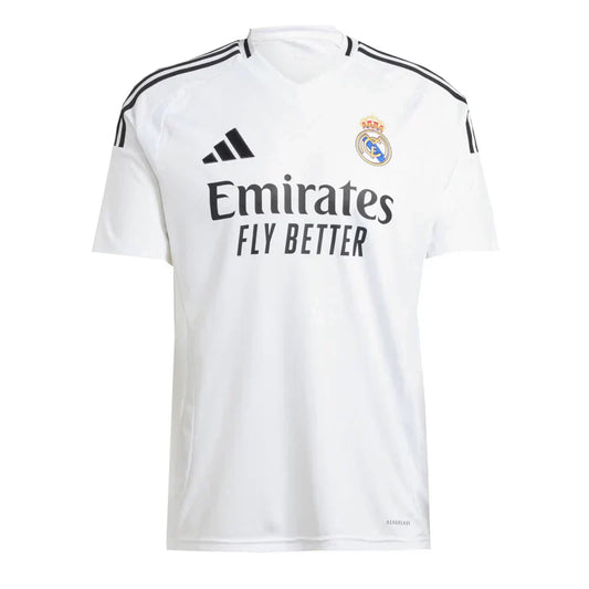 REAL MADRID 2024/25 HOME - JERSEY WHITE/BLACK- MENS