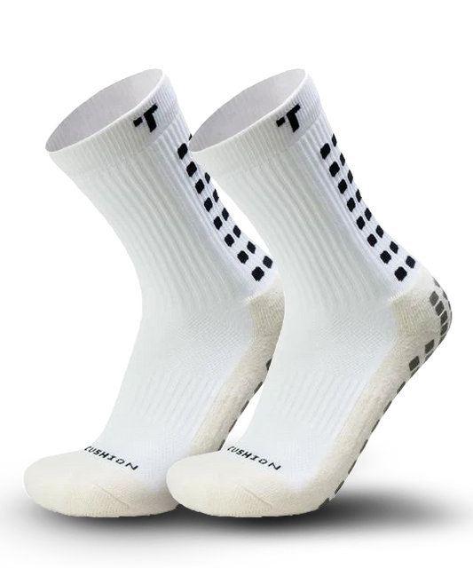 TRUsox 3.0 Twin Pack: 2 WHITE Cushioned