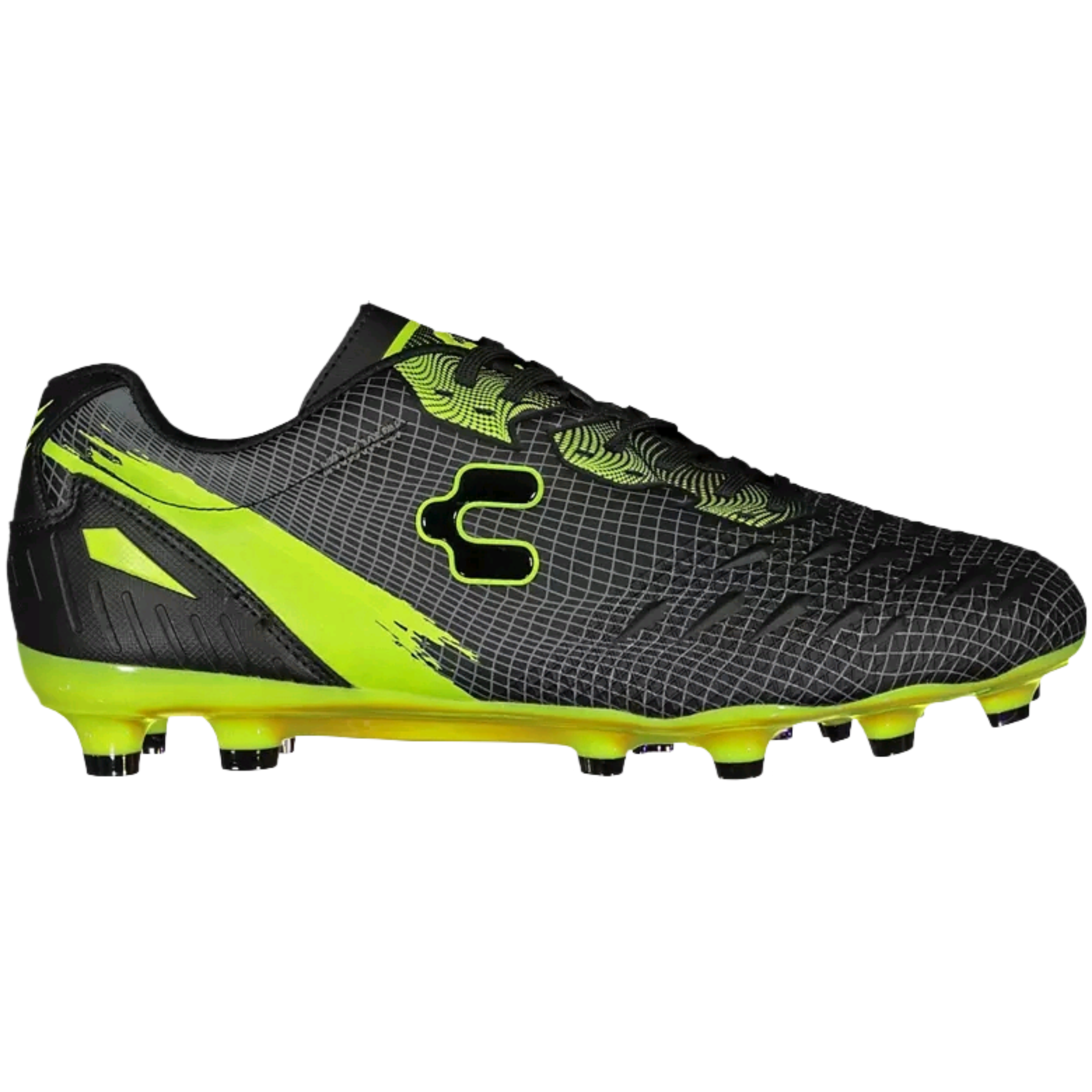 CHARLY MEN'S HOTCROSS 6.0 FG BLK/LEM Soccer Cleats