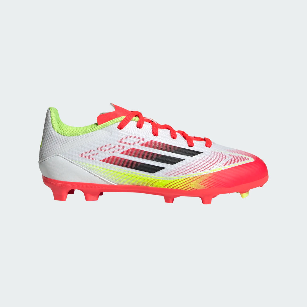 Youth F50 League FG/MG - White/Black/Solar Yellow
