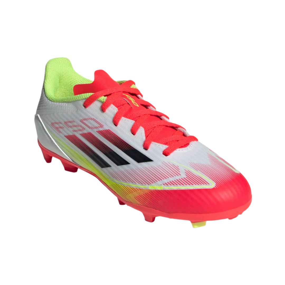 Youth F50 League FG/MG - White/Black/Solar Yellow