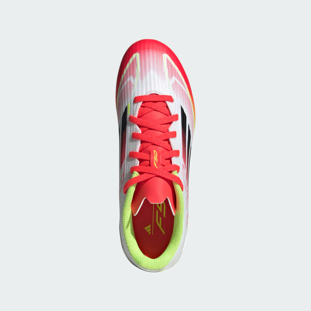 Youth F50 League FG/MG - White/Black/Solar Yellow