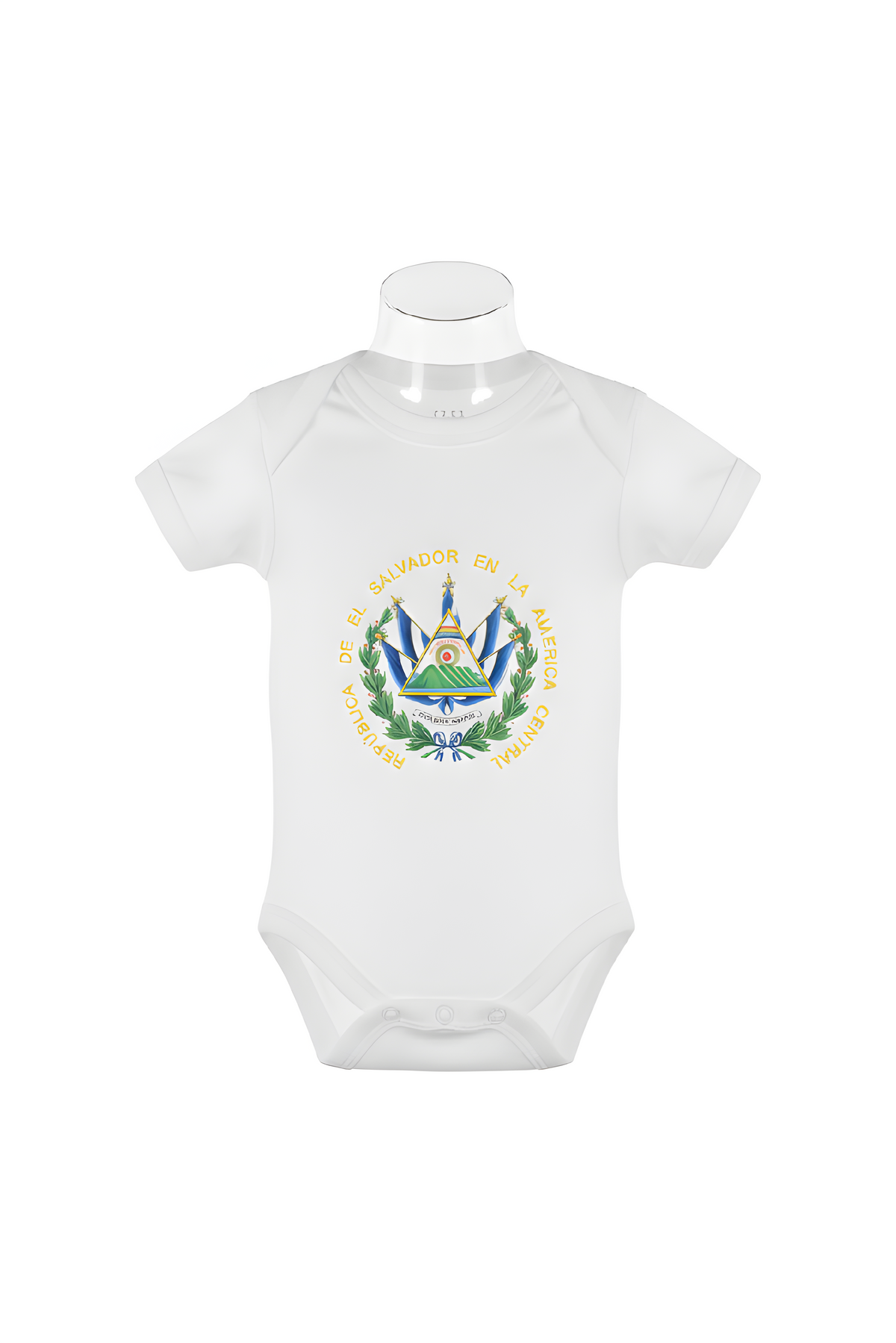El Salvador Classic Soccer Baby Onesie