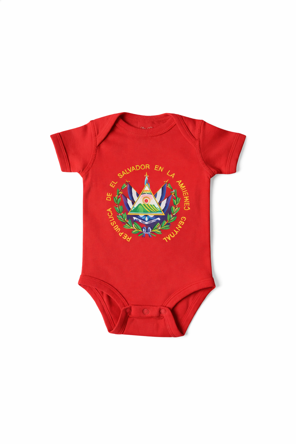 El Salvador Classic Soccer Baby Onesie