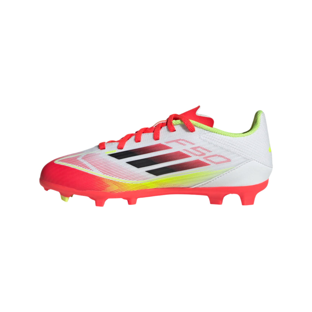 Youth F50 League FG/MG - White/Black/Solar Yellow