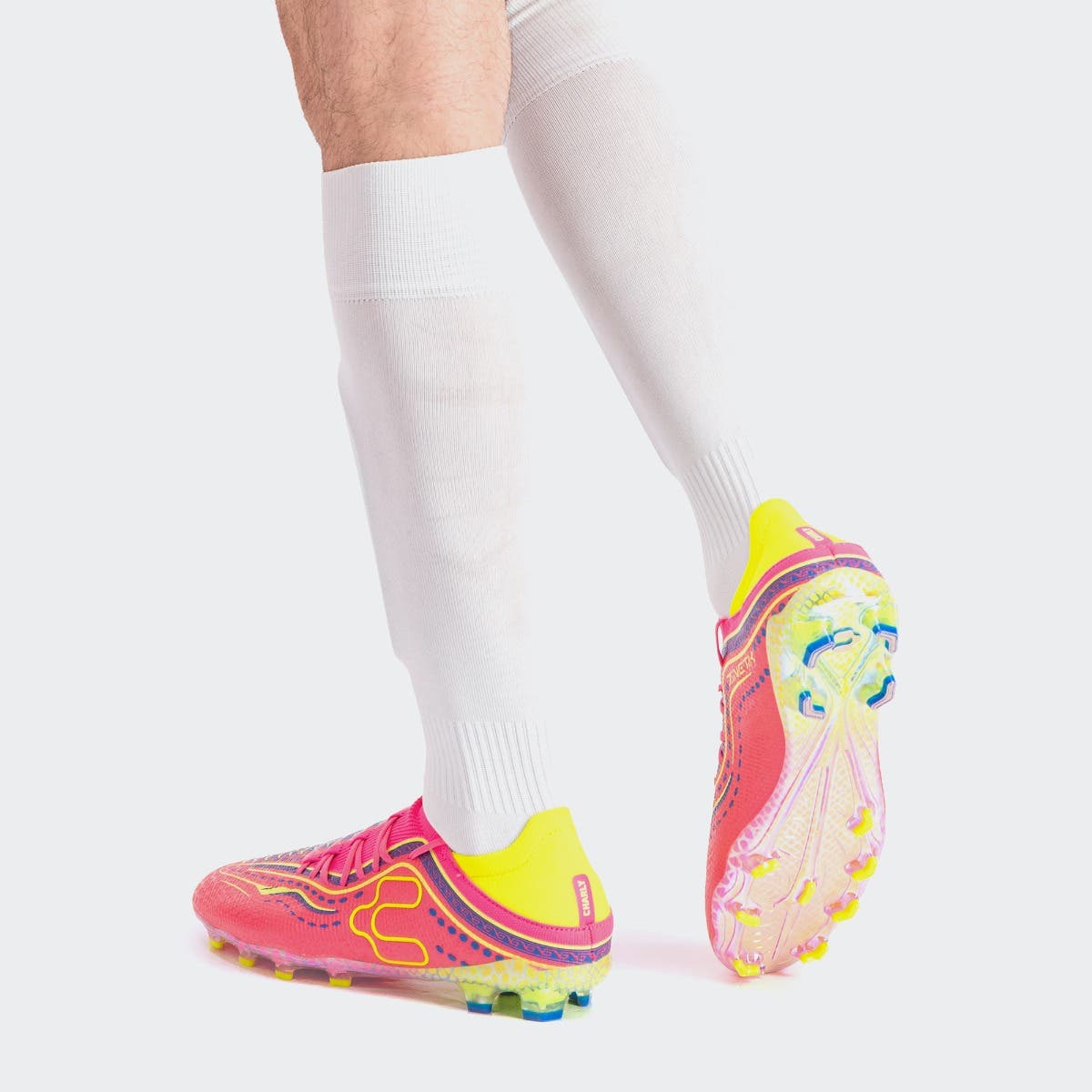 Charly Zenetik 26 PFX Select Soccer Cleats (fuchsia/yellow)