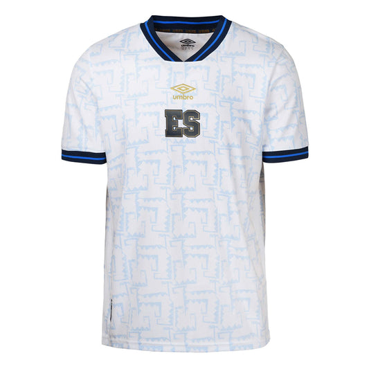 UMBRO MEN'S EL SALVADOR 2023/24 AWAY JERSEY WHITE/BLACK